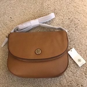 Tory Burch Pebbled Messenger Bag